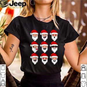 Christmas Santa Emojis Emoticons shirt