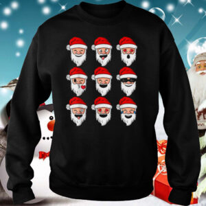 Christmas Santa Emojis Emoticons hoodie, sweater, longsleeve, shirt v-neck, t-shirt 5