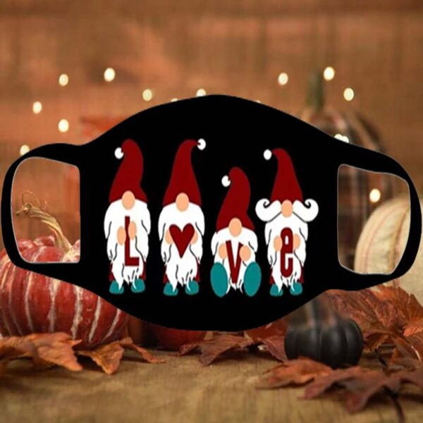 Christmas love face masks