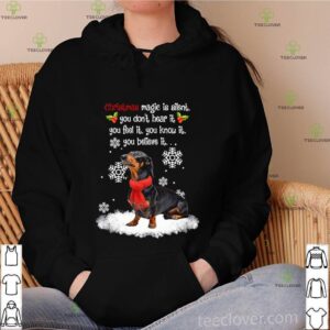 Christmas magic is silent you don’t hear it you feel it shirt