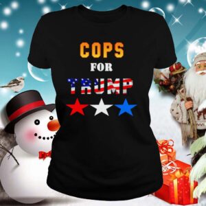 Cops For Trump Best American Flag shirt