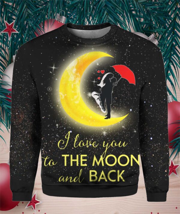 Couple I Love You To The Moon And Back 3D Sweater Hoodie hoodie, sweater, longsleeve, shirt v-neck, t-shirt