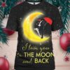 Cute Sheep I Love You To The Moon And Back 3D Ugly Sweater Hoodie hoodie, sweater, longsleeve, shirt v-neck, t-shirt