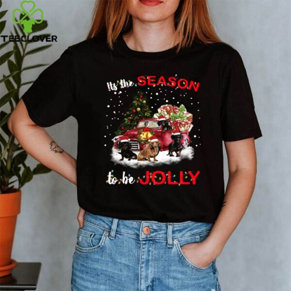 Dachshund It’s The Season To Be Jolly Christmas Tree hoodie, sweater, longsleeve, shirt v-neck, t-shirt