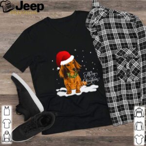 Dachshund Merry Christmas shirt