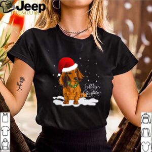 Dachshund Merry Christmas shirt