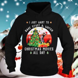 Dachshund Santa I just want to bake stuff and watch Christmas movies all day retro