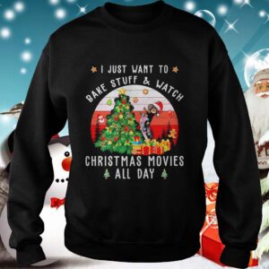 Dachshund Santa I just want to bake stuff and watch Christmas movies all day retro