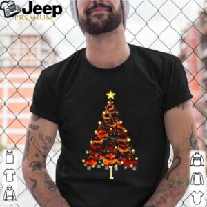 Dachshund Tree Merry Christmas shirt