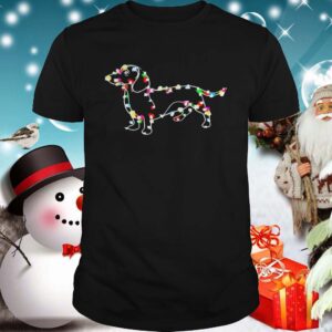 Dachshund lights Christmas shirt