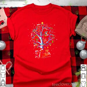 Dachshund on the Christmas tree shirt