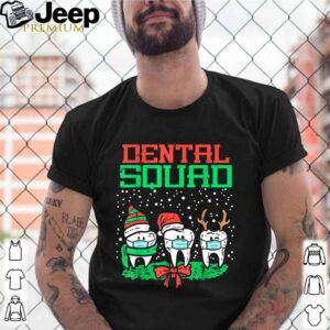 Dental Squad Teeth In Mask Christmas Quarantine shirt