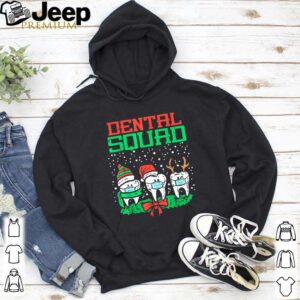 Dental Squad Teeth In Mask Christmas Quarantine shirt