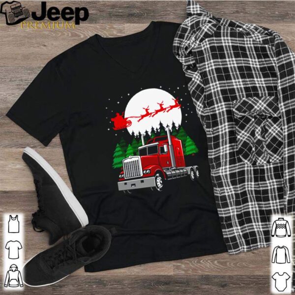 Diesel Truck on Christmas night Trucker Nessa Jenkins Oh Oh Oh merry Christmas hoodie, sweater, longsleeve, shirt v-neck, t-shirt