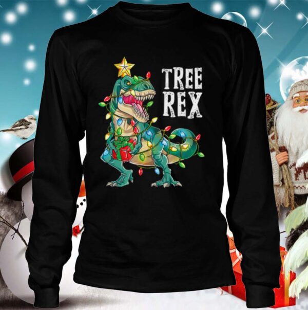 Dinosaur Christmas Tree Rex hoodie, sweater, longsleeve, shirt v-neck, t-shirt