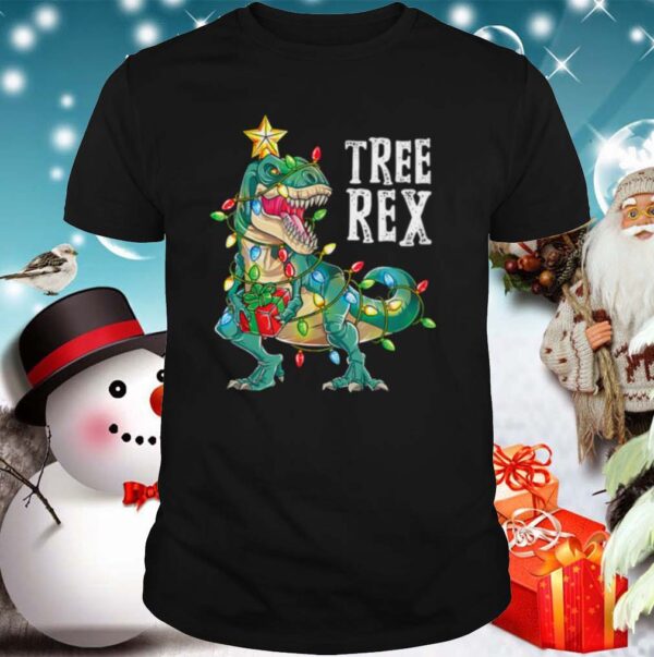 Dinosaur Christmas Tree Rex hoodie, sweater, longsleeve, shirt v-neck, t-shirt