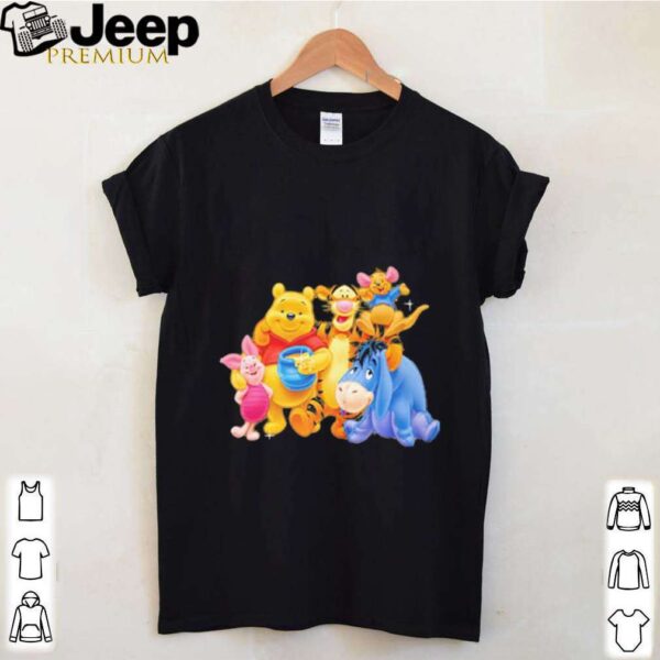 Disney pooh and friends cartoon shirt