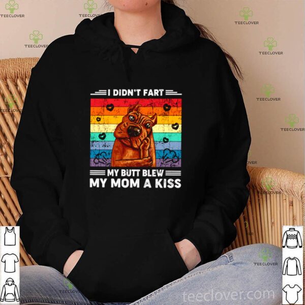Dog I didn’t fart my butt blew my Mom a kiss vintage hoodie, sweater, longsleeve, shirt v-neck, t-shirt