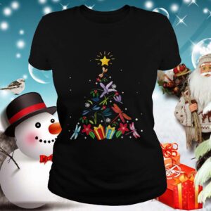 Dragonfly Christmas Tree Xmas Lover Gifts shirt