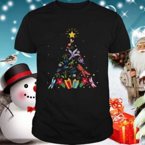 Dragonfly Christmas Tree Xmas Lover Gifts shirt