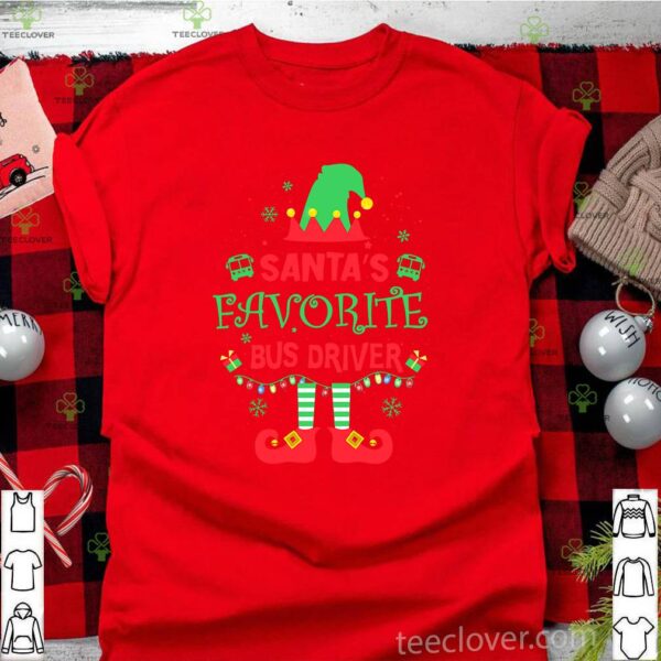 ELF Santa’s Favorite Bus Driver Merry Christmas Sweathoodie, sweater, longsleeve, shirt v-neck, t-shirt