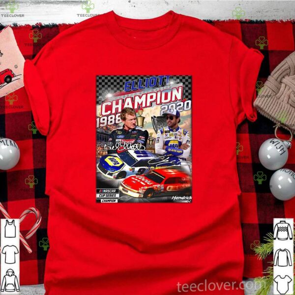 Elliott Nascar Cup Series Champion 1988-2020 Signatures Shirt