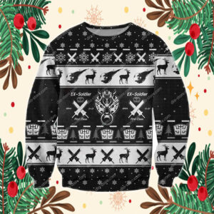 Final Fantasy 3D Print Knitting Pattern Ugly Christmas Sweater