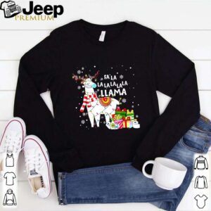 Fa La La Llama Christmas 2020 Llama Face Mask shirt