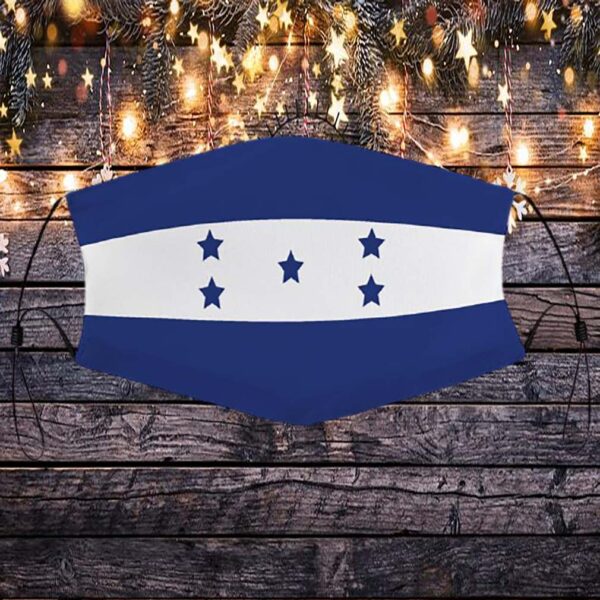 Flag of Honduras National Support Country Designer Face Mask