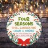 Four Seasons Total Landscaping Lawn and Order Not Four Seasons Hotel Philadelphia Christmas Holiday Ornament