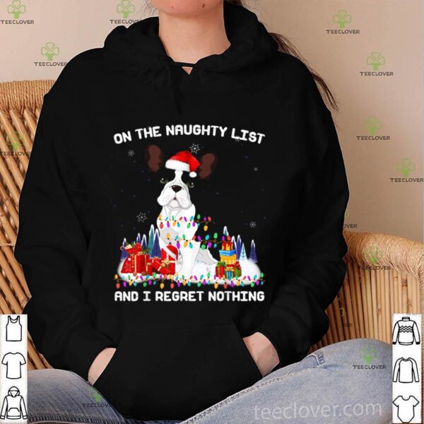 French Bulldog Dog Naughty Christmas Reindeer Dog shirt