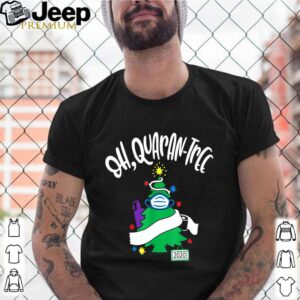 Funny Quarantine Christmas Tree shirt