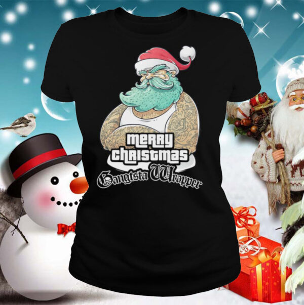 Gangsta Wrapper Merry Christmas Holidays Gamer Gangsta Wrapper