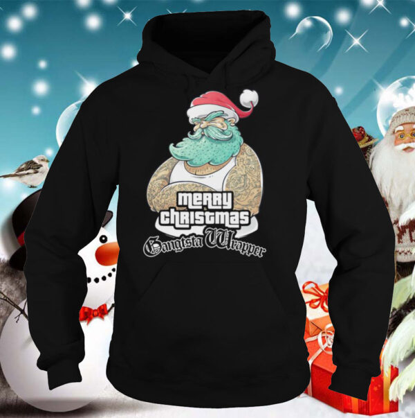 Gangsta Wrapper Merry Christmas Holidays Gamer Gangsta Wrapper