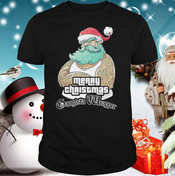 Gangsta Wrapper Merry Christmas Holidays Gamer Gangsta Wrapper