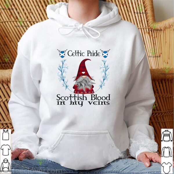 Gnome celtic pride scottish blood in my veins Christmas sweater