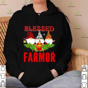 Gnomes Blessed Farmor Merry Christmas shirt