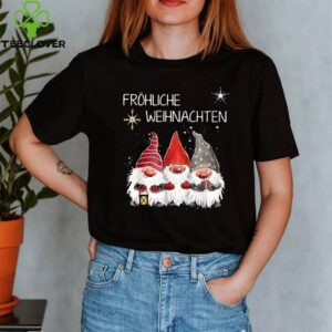 Gnomes Fröhliche Weihnachten Christmas shirt