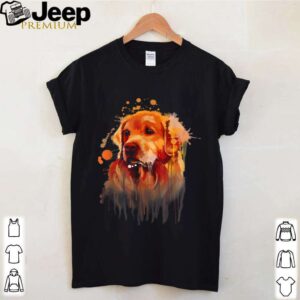 Golden Retriever Painting Dog Art Print shirt