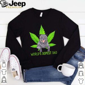 Great Weed Pitbull Worlds Dopest Dad
