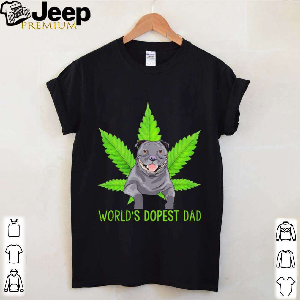 Great Weed Pitbull Worlds Dopest Dad