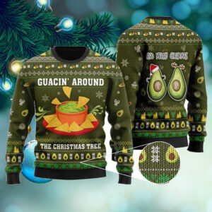 Guacin Around The Christmas Tree Ugly Sweater From Someone Who Love Avocado