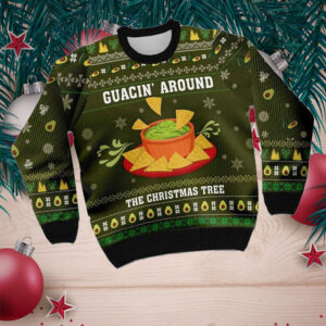 Guacin Around The Christmas Tree Ugly Sweater From Someone Who Love Avocado