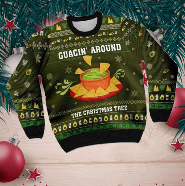 Guacin Around The Christmas Tree Ugly Sweater From Someone Who Love Avocado