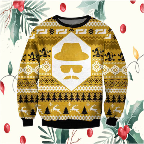 Heisenberg Breaking Bad 3D Print Ugly Christmas Sweathoodie, sweater, longsleeve, shirt v-neck, t-shirt