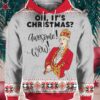 French Bulldog And Fuck You 2020 I’m Done 3D Ugly Christmas Sweater Hoodie