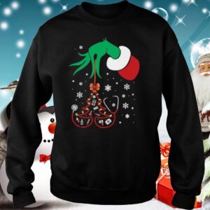 Hand Grinch Holding Tree Nurse Christmas shirt