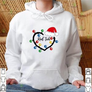 Heart Santa Red Tech light Christmas sweater