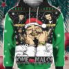 Basset Hound Get High Cannabis 3D Ugly Christmas Sweater