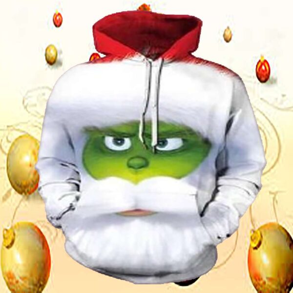 How the Grinch Stole Christmas 3D Merry Christmas Hoodie